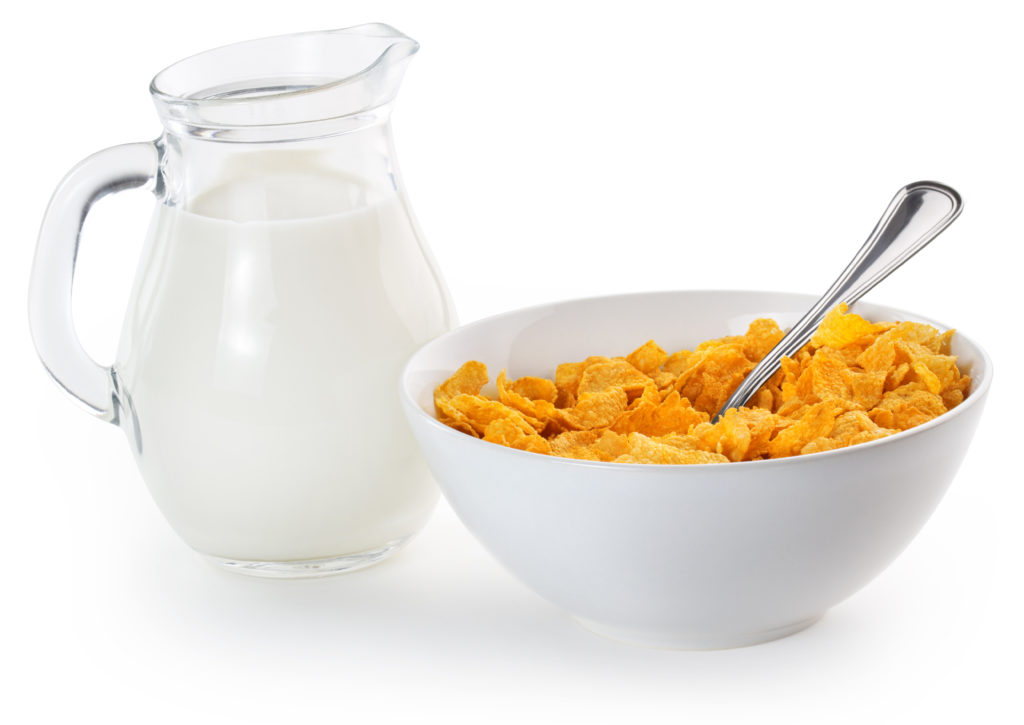 Example 2: Cereal that might require a dual column label.