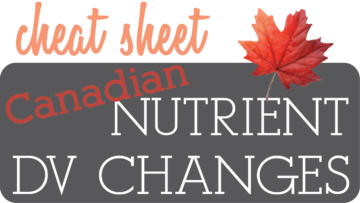 Learn the new Daily Value amounts from Health Canada with our cheat sheet.