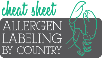 International allergen statements cheat sheet.