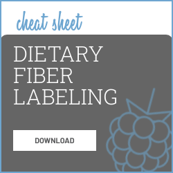 Dietary Fiber Cheat Sheet - ESHA Research